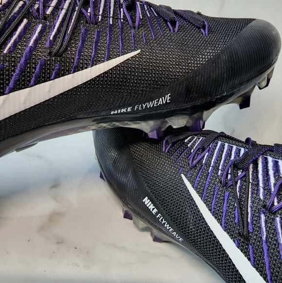 NIKE Vapor VPR Untouchable Men's Football Cleats Black Purple - Picture 8 of 9